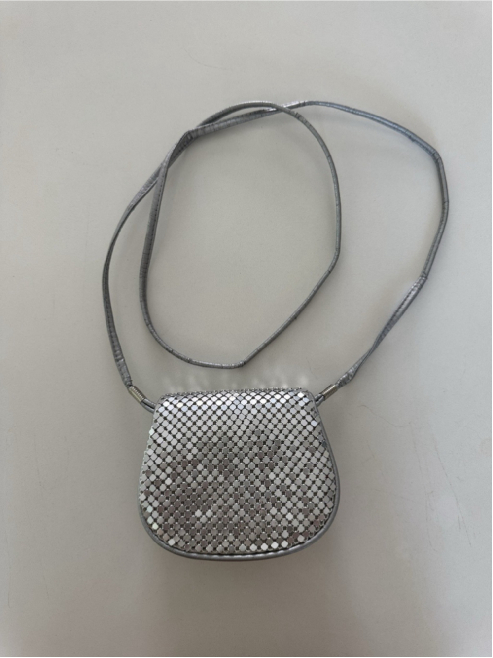 Vintage Mesh Purse With Shoulder Strap